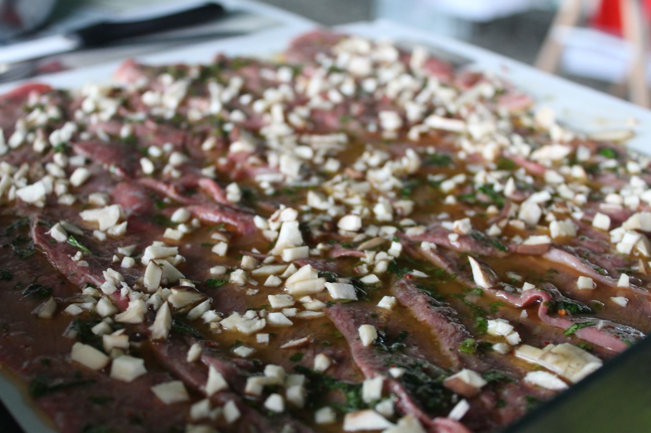 Carpaccio de magret de canard